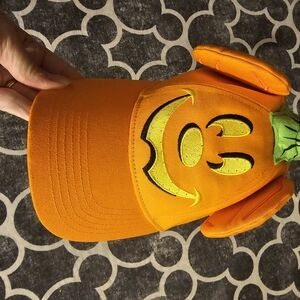 Disney Bright Orange Cap with Black Interior